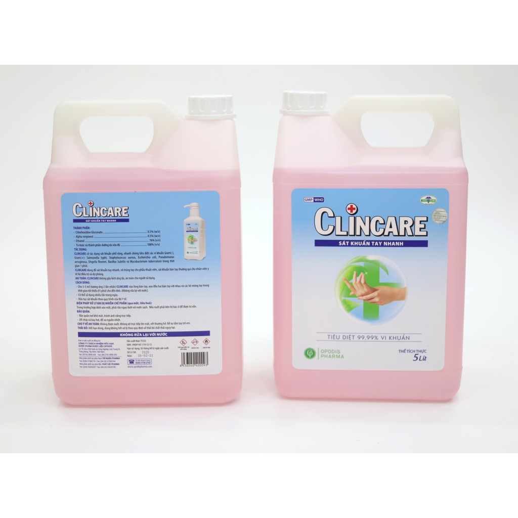 Nước Rửa Tay Khô CLINCARE Loại 500ml