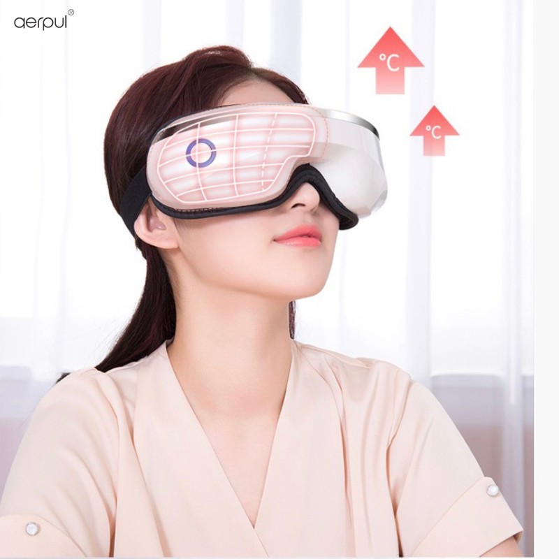 [Giảm Quầng Thâm Mắt]Máy Massage Mắt Xiaomi Thông Minh Aerpul AR-1027 Xóa Tan Mỏi Mắt Giảm Cuồng Thâm Mắt SunQueen