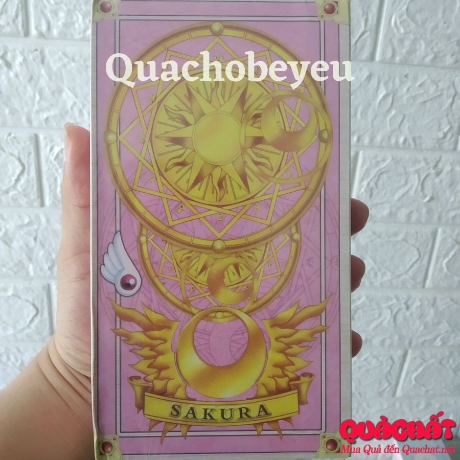 Sakura cardcaptor thủ lĩnh thẻ bài clow card hộp lớn 19.5cm * 10.5cm