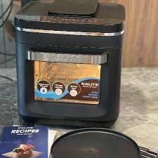 Nồi chiên không dầu bằng hơi nước KALITE STEAM X, lò nướng mini quay thịt, Hàng chính hãng bảo hành 2 năm đổi mới