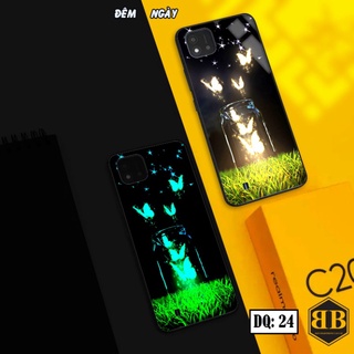 Ốp lưng kính Dạ Quang Realme C20 phát sáng trong đêm xinh xắn