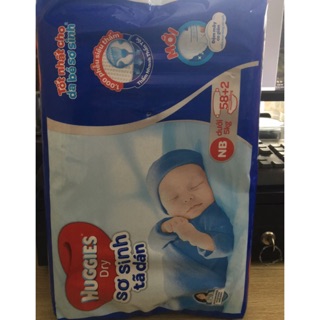 Tã dán huggies NB 58 miếng +2 miếng