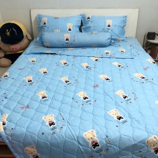 Bộ chăn ga gối cotton Hàn Quốc