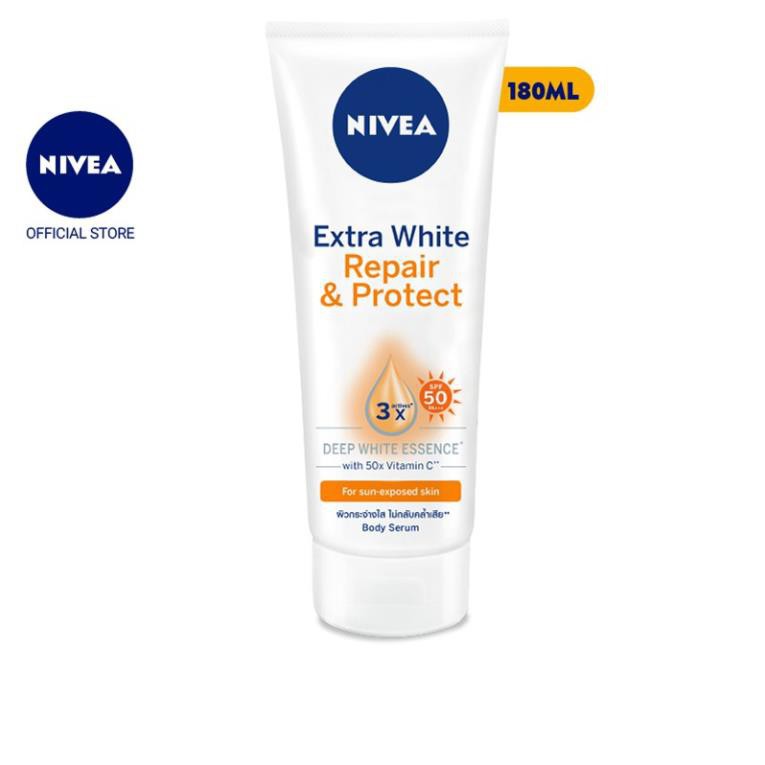 Tinh Chất Dưỡng Thể Dưỡng Trắng Nivea Ban Ngày Giúp Phục Hồi & Chống Nắng Spf50 (180Ml) - 88314