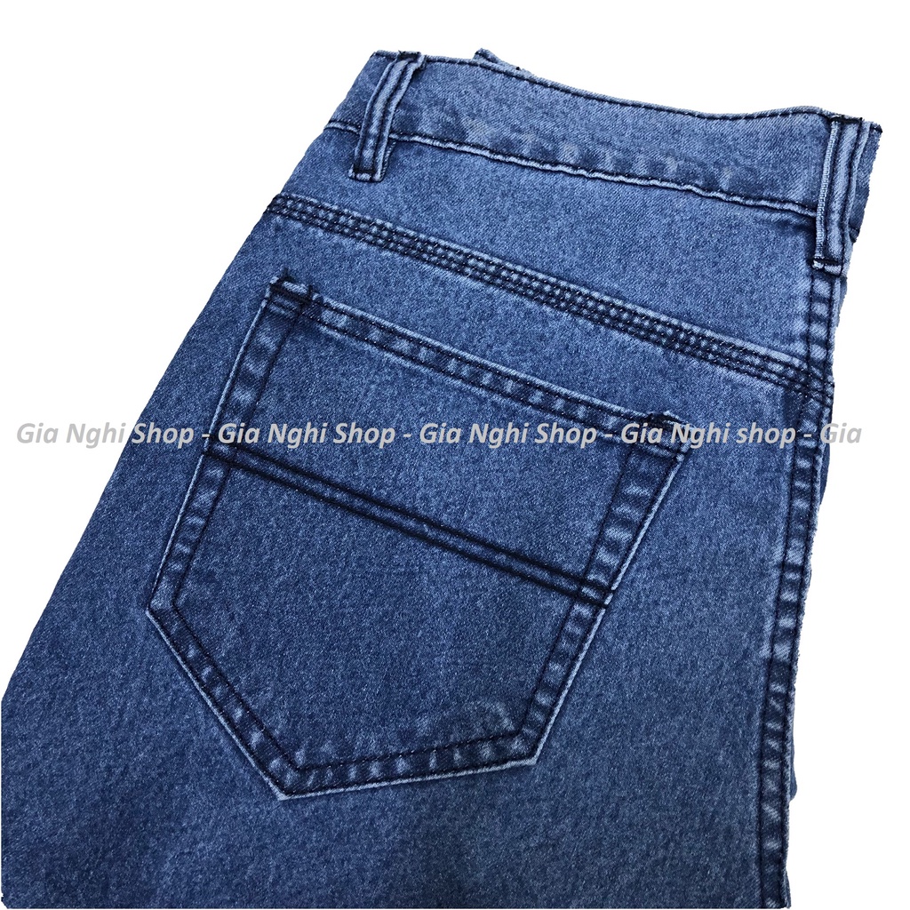Quần short jeans nam vải mềm co giãn nhẹ QN605