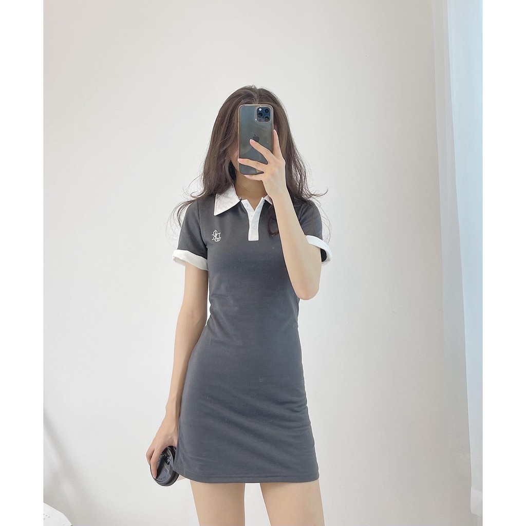 (FREESHIP) Đầm polo cộc tay hàng quảng châu cao cấp