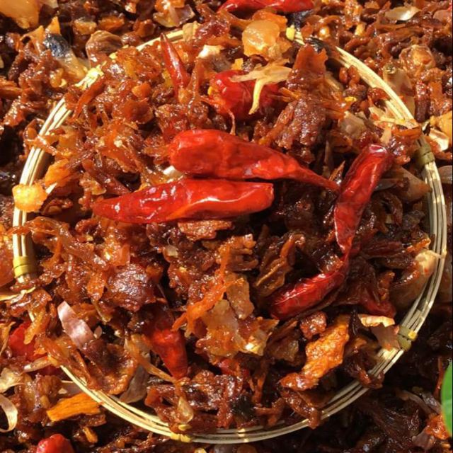 Khô Bò Hồng Ngự Cháy Tỏi Lon 300Gram | BigBuy360 - bigbuy360.vn