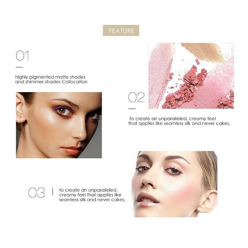 Phấn Má Hồng + Bắt Sáng Focallure Triple Colors Effect Blush & Highlighter Palette FA-26 | BigBuy360 - bigbuy360.vn