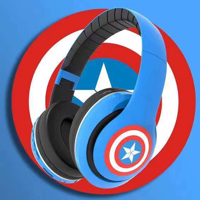Tai Nghe Bluetooth Không Dây Hình Siêu Anh Hùng Marvel