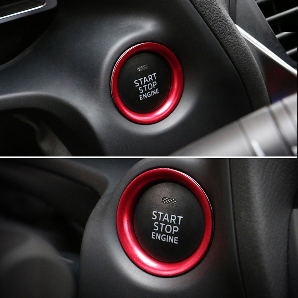 Vòng bọc quanh nút khởi động xe hơi Mazda 3 Axela