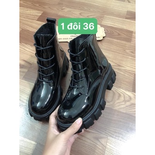 [HÀNG LOẠI 1] Bốt cổ lửng phong cách Hàn đế 5cm cá tính (PHOM CHUẨN)_Kèm ảnh thật