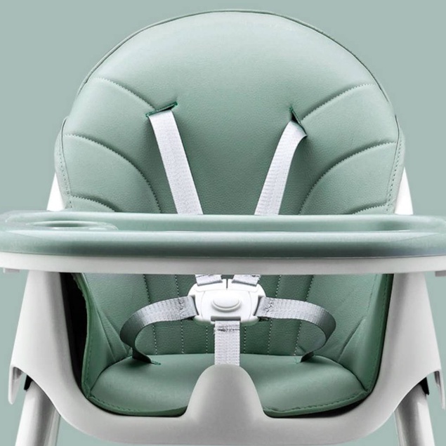 Ghế ăn cho bé Gấp có thể điều chỉnh Di động an toàn trẻ mới biết đi thoải mái với dây đai gia đình Autumn063