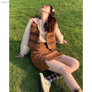 Bộ đồ ba mảnh gồm áo ghi lê áo sơ mi và chân váy ngắn bằng da không đối xứng phong cách Spice Girl cho nữ (có bán lẻ)