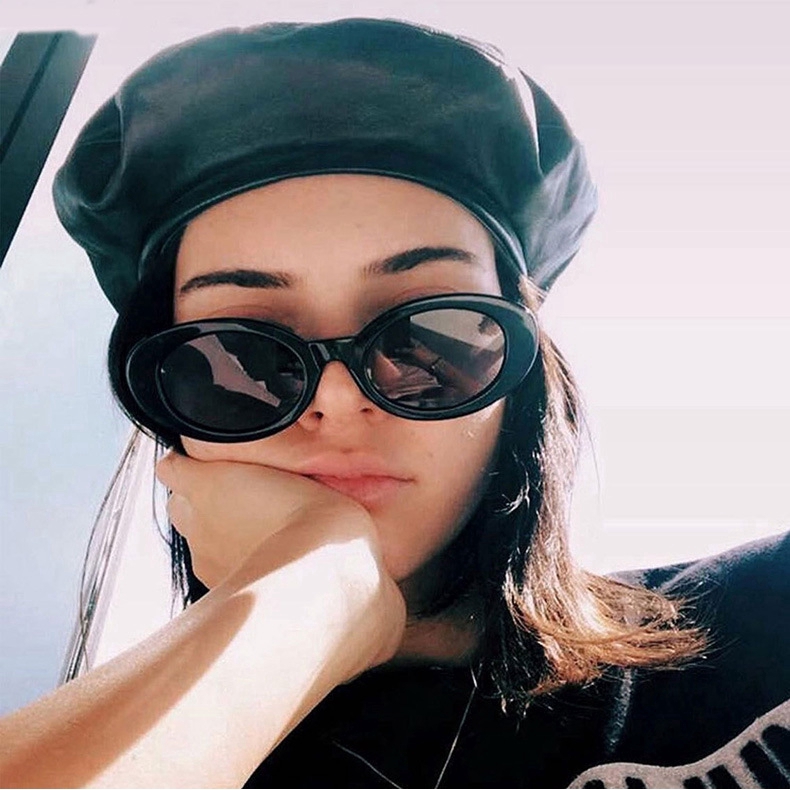 Kính mát gọng hình bầu dục thời trang cá tính cho nam và nữ