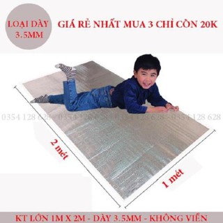 [ DÀY 3.5MM - KÍCH THƯỚC LỚN ] chiếu ngủ văn phòng - Thảm du lịch dã ngoại chống thấm - KT : 1m x 2m