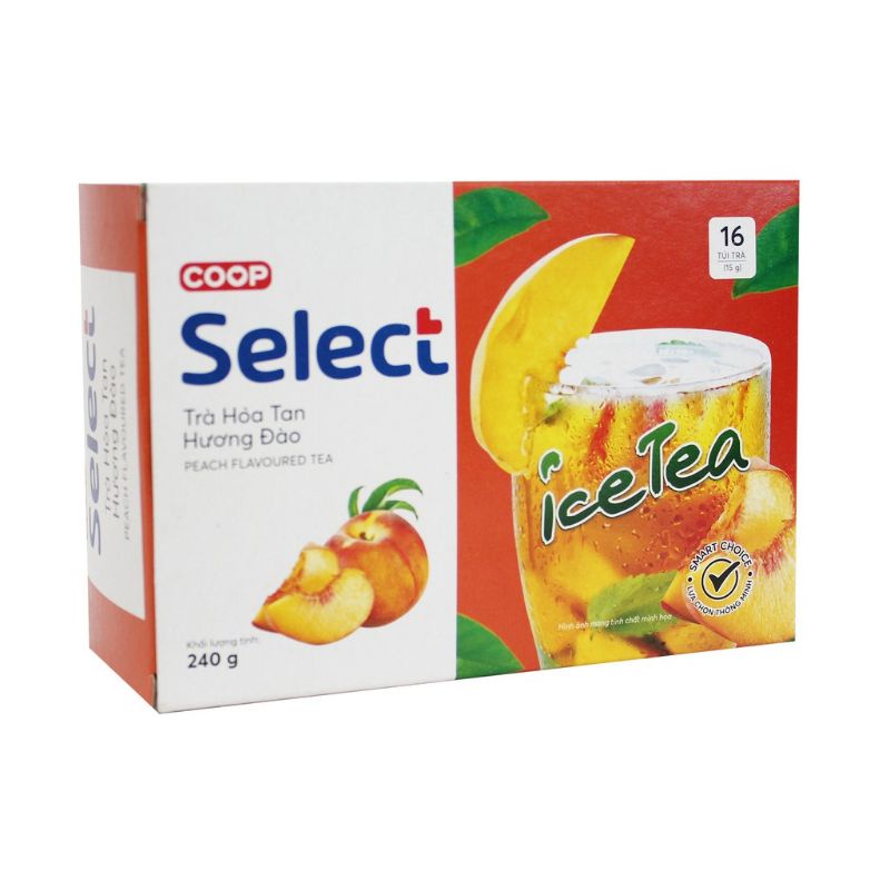 TRÀ HÒA TAN COOP SELECT HƯƠNG ĐÀO GIẢI NHIỆT SIÊU NGON 🌟