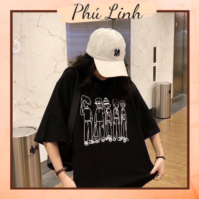 MS931 Áo thun nam nữ unisex form rộng tay lỡ
