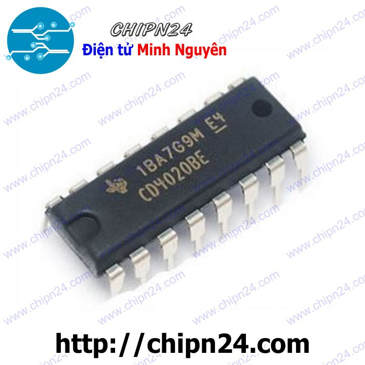 [2 CON] (DIP) IC CD4020 DIP-16 (CD4020BE 4020)