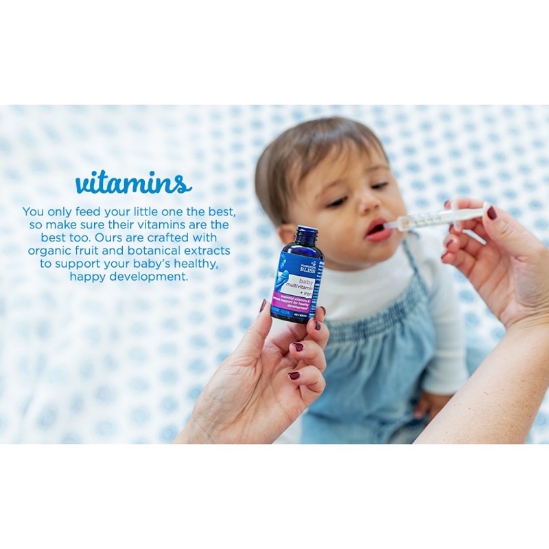 Vitamin tổng hợp và Sắ.t 2m+ Mommy’s Bliss (30ml)