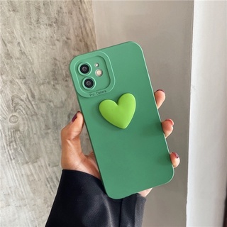 Ốp Lưng Basic iphone-Andorid Camera Nổi - Mẫu Trái Tim Xanh Nổi