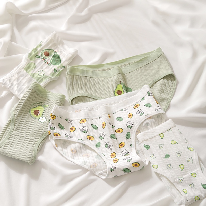 Quần Lót Nữ Họa Tiết Bơ Cotton Dày Dặn Mới Lạ, Kiểu Dáng Trẻ Trung Năng Động - Subo Shop