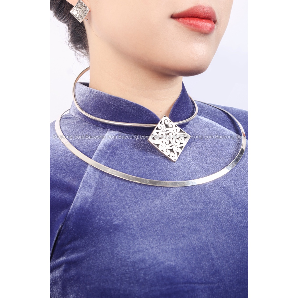 Kiềng cổ dẹt size 17cm