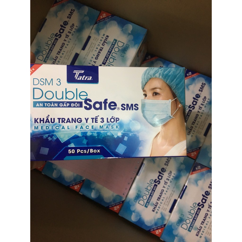 Khẩu trang y tế Doublesafe 3 lớp
