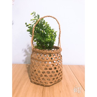 Giỏ lùn châu hoa "Trang trí nhà cửa"