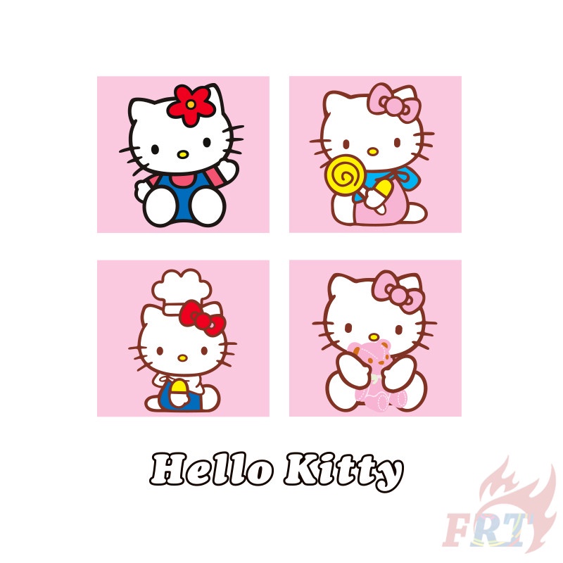 ◆ Miếng Dán Vinyl Chuyển Nhiệt Hình Hello Kitty ◆ 1 Sticker Dán Ủi Với Thiết Kế Đẹp Mắt