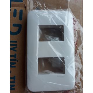 Mặt 2 công tắc hoặc ổ cắm schneider dòng zencelo