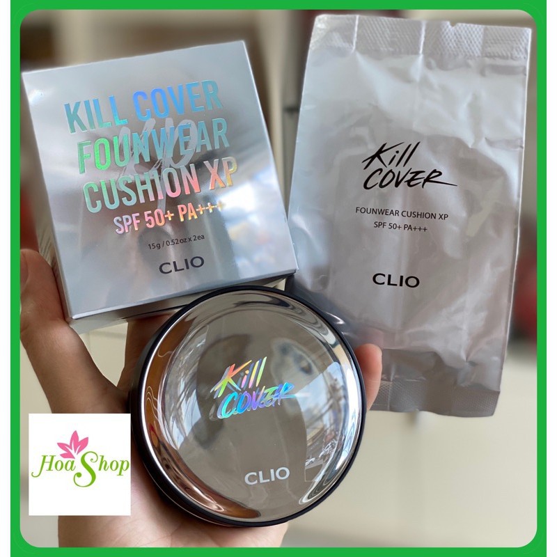 (MẪU MỚI LIMITED) PHẤN NƯỚC CLIO KILL COVER GLOW CUSHION SPF50+ PA+++( tặng lõi)