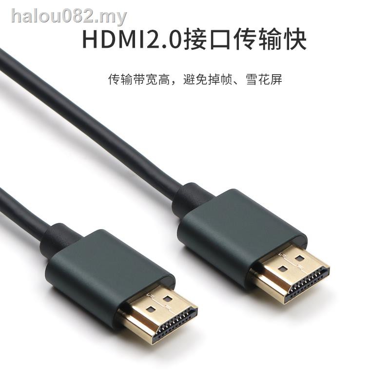 Dây Cáp Hdmi Phiên Bản 2.0 4k Độ Phân Giải Cao Cho Màn Hình Máy Tính Dell Ps4 Xiaomi Huawei