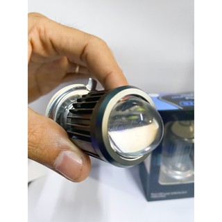ĐÈN PHA LED MINI BI CẦU COS VÀNG PHA TRẮNG