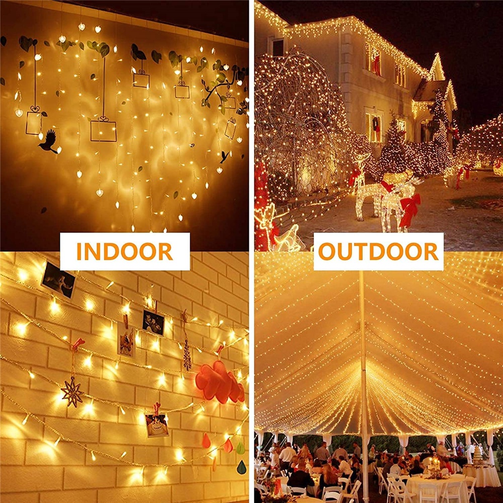 Dây đèn LED OSIDEN 5M10M 20M 50M 220V 8 chế độ chống thấm nước trang trí Giáng Sinh