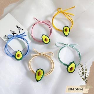 Dây cột tóc hình nửa trái bơ hot trend