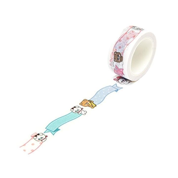 Băng Keo Dán Trang Trí ARTBOX Hàn Quốc In Hình Bichon 20mm