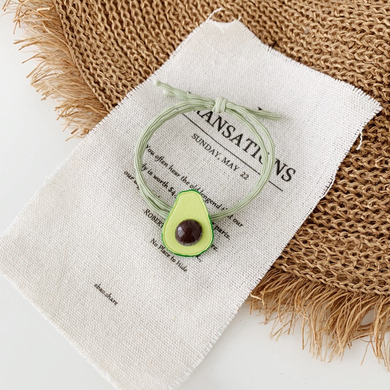 Phụ kiện tóc họa tiết trái bơ HOT TREND