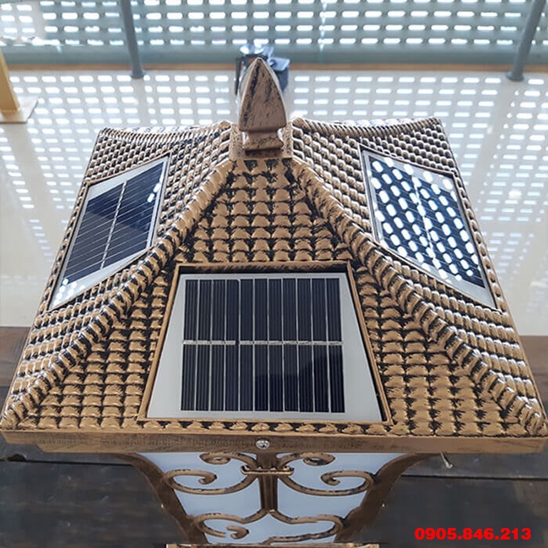 Đèn Trụ Cổng Năng Lượng Mặt Trời 20x20, 25x25, 30x30 - BH 24 tháng