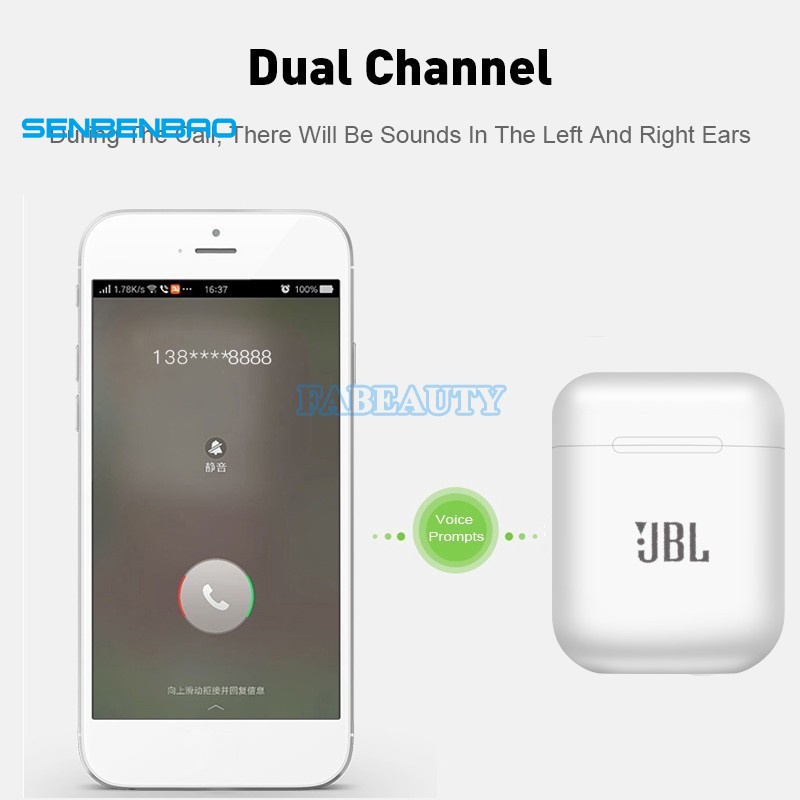Tai Nghe Bluetooth 5.0 Không Dây I12 Tws Cho IPhone Android Xiaomi Và Phụ Kiện