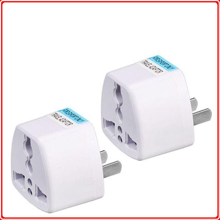 Ổ Chuyển Đổi Phích Cắm Từ 3 Chân Sang 2 Chân Nguồn 220V Màu Trắng MM0003