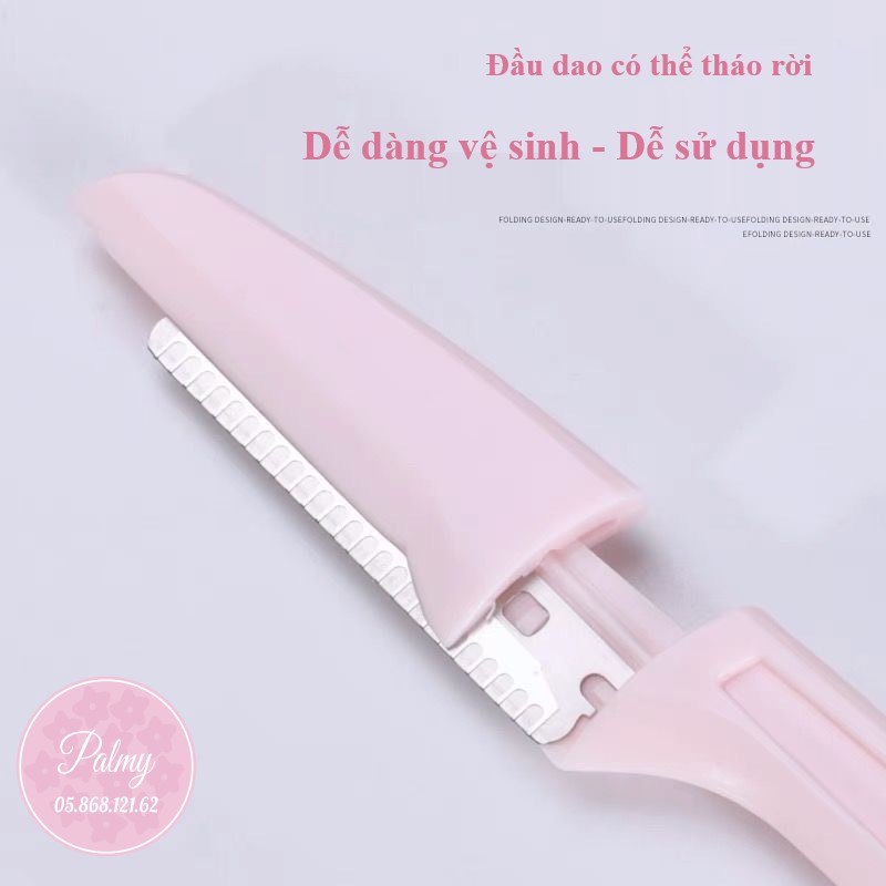 Bộ 3 Dao Cạo, Tỉa Lông Mày, Chân Mày Tóc Mái Tiện Lợi
