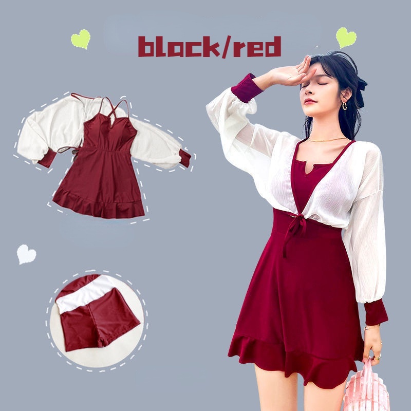 Đồ Bơi Một Mảnh Tay Dài Chống Nắng Kiểu Dáng Mới Dành Cho Nữ