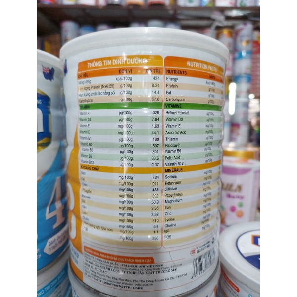 sữa cận data donan digest 1-3/900g