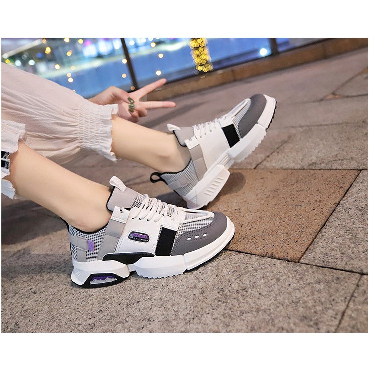 Giày Sneaker Thể Thao Năng Động Phối Màu Cực Chất