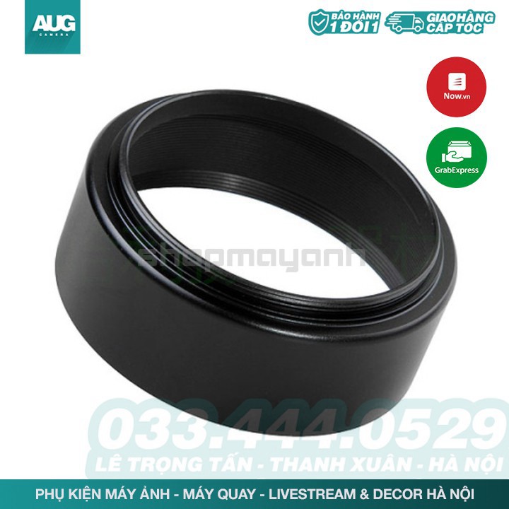 SIÊU RẺ | Hood kim loại tròn không lỗ - Loa che nắng ống kính máy ảnh đủ cỡ 40.5->77 - AUG Camera & Decor Hà Nội