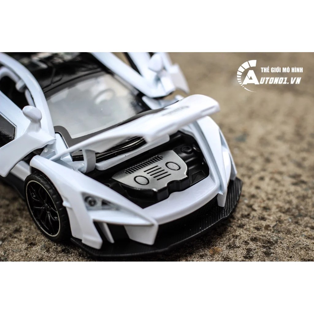 MÔ HÌNH XE MCLAREN SENNA WHITE 1:32 NEWAO 7001