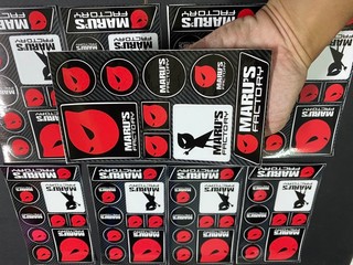 Stiker tấm chữ Nhật Maru’s