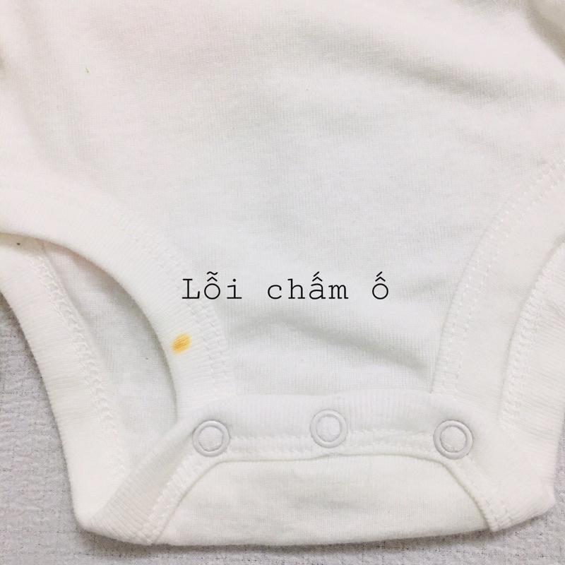 Body chip dài tay nằm điều hoà cotton NEW LỖI LOẠI 1 cho bé trai bé gái