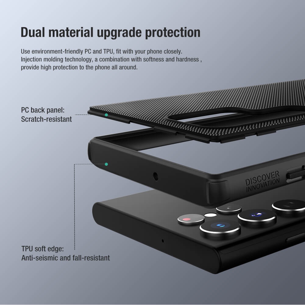 Ốp lưng nhám Nillkin Super Frosted Pro Matte cho Samsung S23 / S23 Plus / S23 Ultra / S22 Plus / S22 Ultra , Chống bẩn