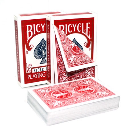 Đạo cụ ảo thuật Bicycle Gaff :Double Blank - Double Back - Double Face - Blank Face Bicycle Cards - Bài Mỹ